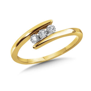 10k Yellow Gold Diamond Ring 1